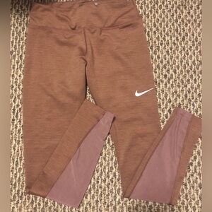 Nike Tights Epic Faster Mid-Rise Running Athletic Pants DB4377-231 Women Sz M.